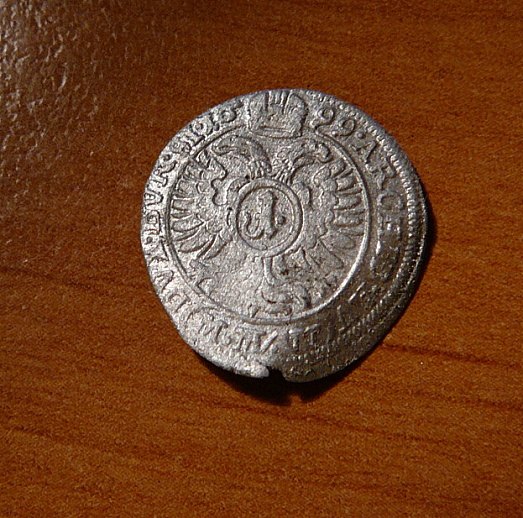 1 krejcar leopolda 1699