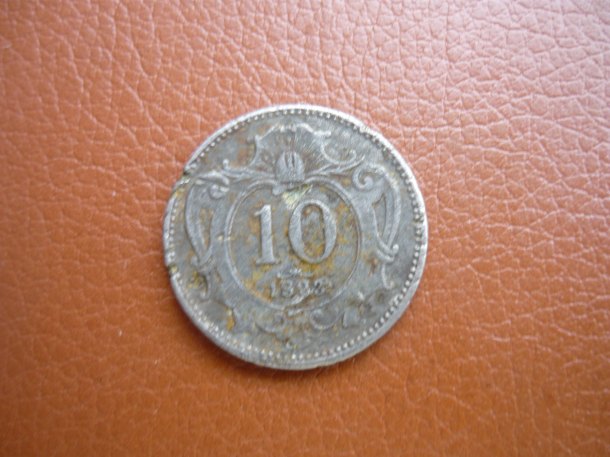 10 HELLER 1893