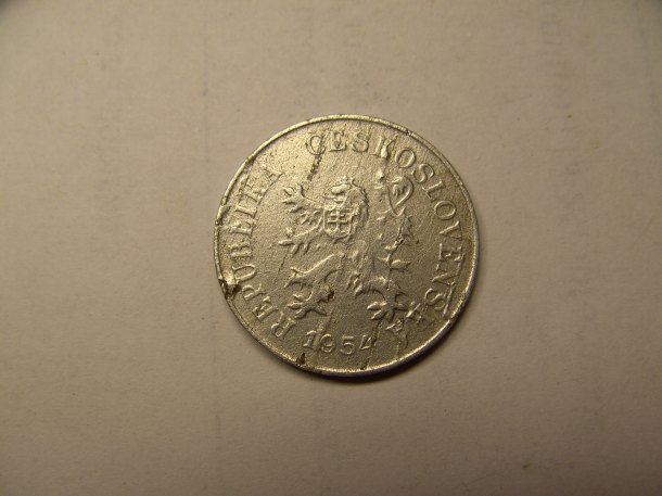 5 haléřů 1954