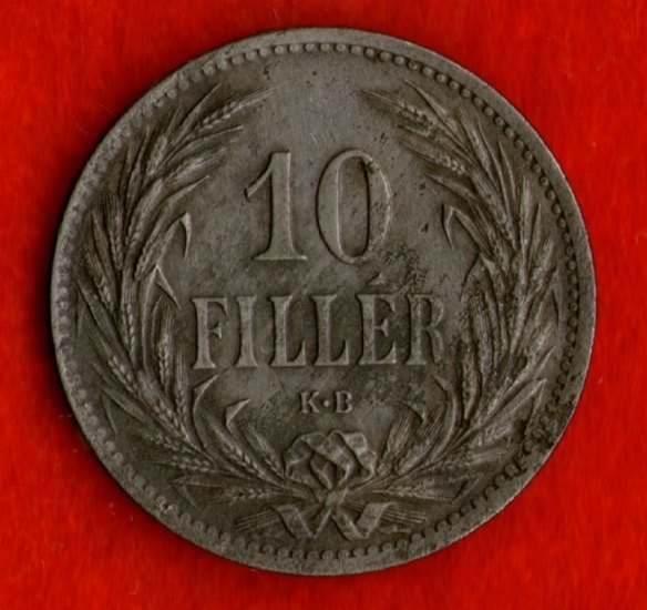 František Josef I. (1848–1916) – 10 Filler (Desetihaléř)