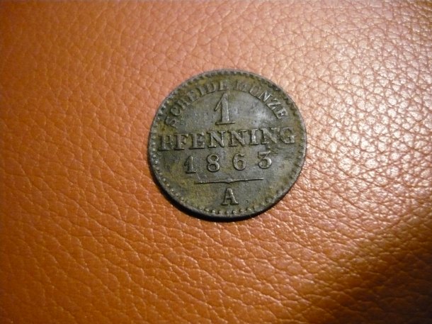 1 PFENNING 1863 - 360 EINEN THALER