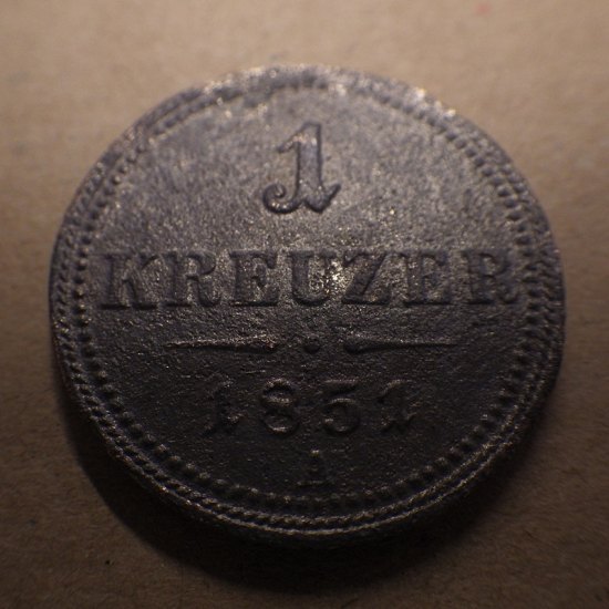 1 Kreuzer 1851