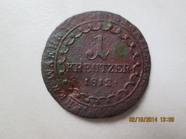 1 kreuzer 1812