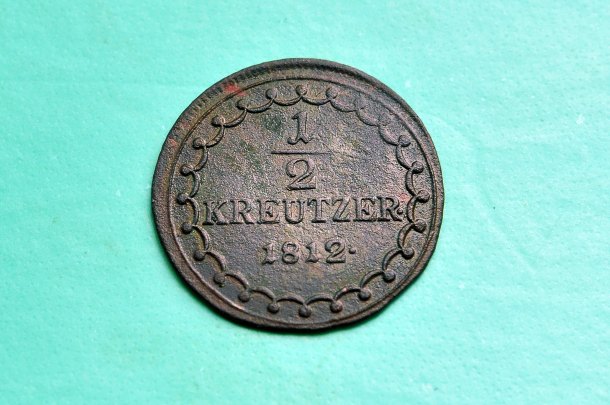 1/2 kreuzer 1812 S