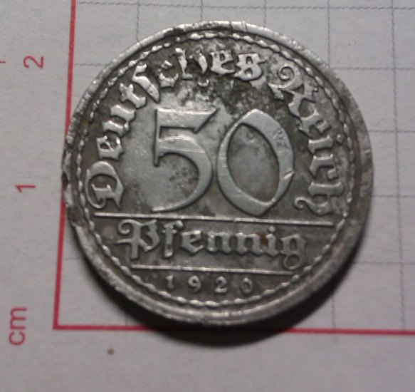 50 pfennig 1920