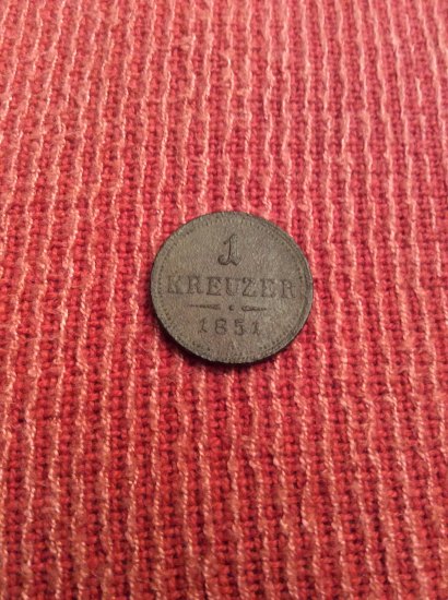 1 kreuzer 1851 A