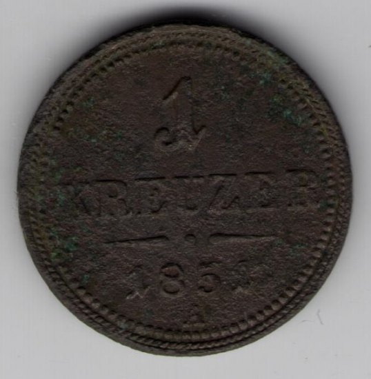 1 KREUZER 1851