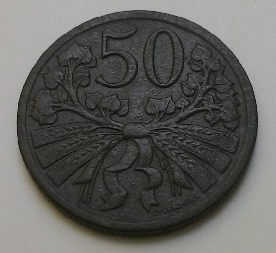 50 haléřů 1924