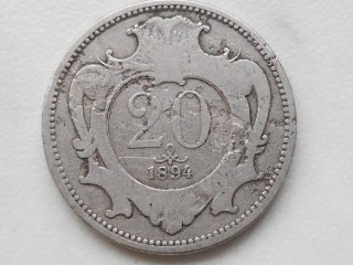 20ti halíř 1894