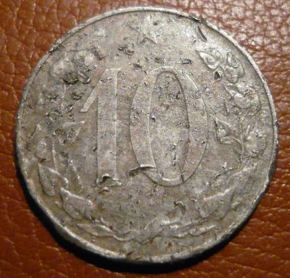 10 haléřů 1958