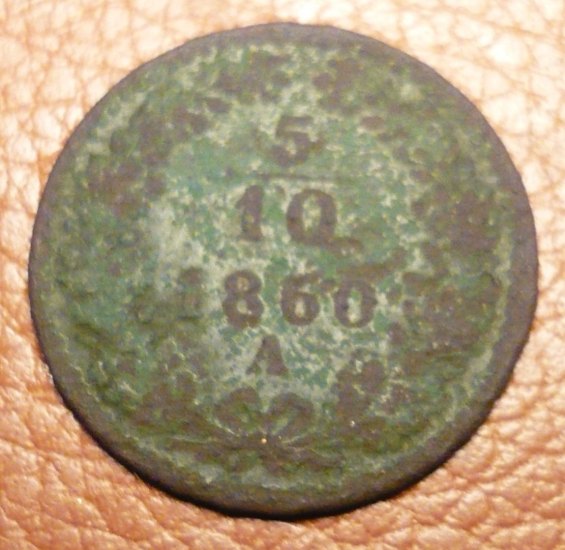 5/10 Krejcaru 1860 A