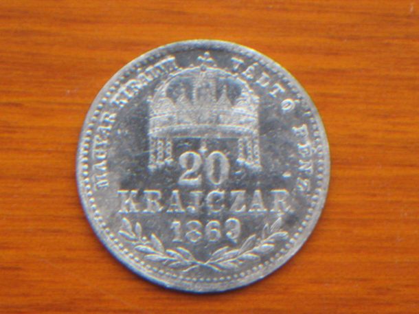 20 grajciar,1869 GY.F