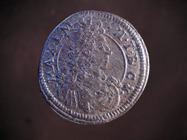 Maximilián Emanuel II. 1 krejcar 1696