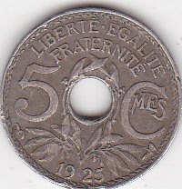 5.Centimes 1925