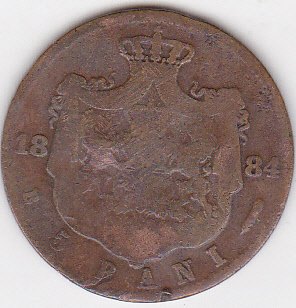 5 bani 1884