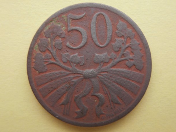 50 Haléřů 1922