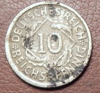 10 REICHSPFENNIG 1934