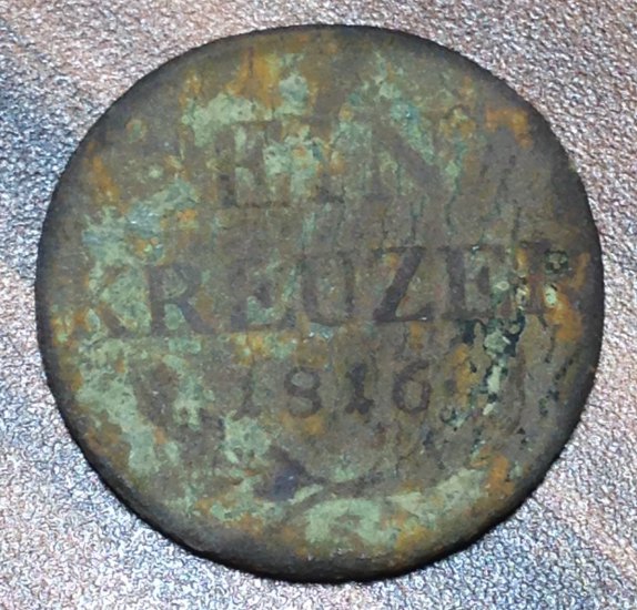 EIN KREUZER 1816