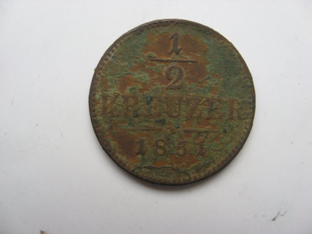 1/2 Kreuzer 1851 A