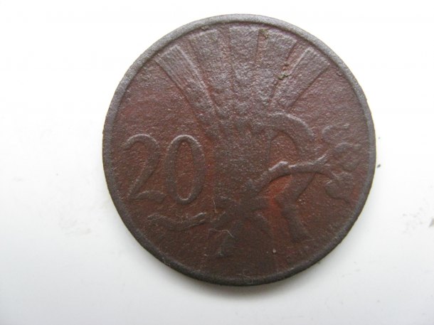 20 Haléřů 1922