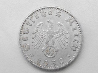 50 Pfennig 1939-hliník