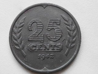 25 CENTS  1942