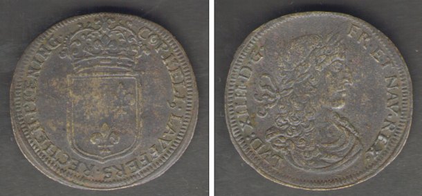 Rechenpfennig (Nurnberg) - Cornelius Lauffer 1658-1711