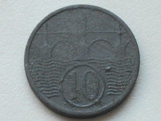 10 Haléř 1943