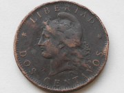 DOS CENTAVOS 1884