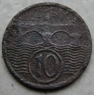 10 haléř 1923