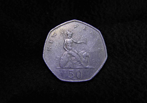 Elizabeth. II 50 New Pence