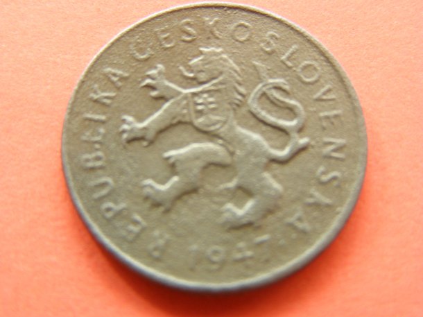 Dvojkačka-Republika Československá (1945–1960) – 2 koruna (Dvoukoruna) (č. 2847)