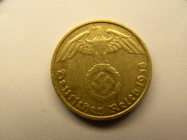 5 pfennig 1938 D