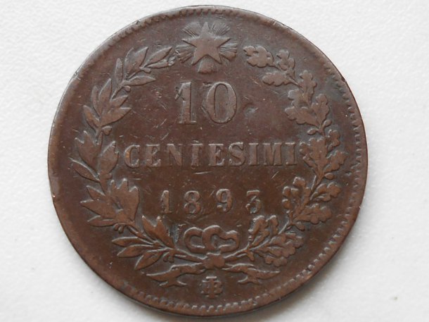 10 Centesimi 1893