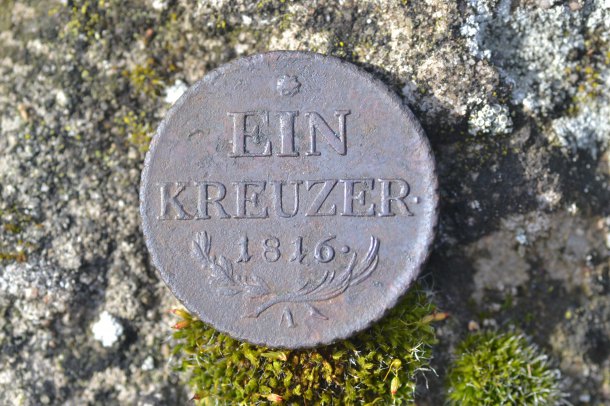 Ein Kreuzer Fr.I. 1816 A