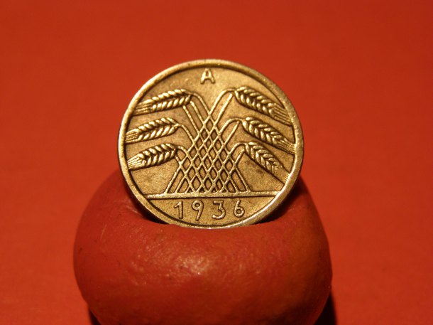 1936 A- 	Výmarská republika - Německo (1918–1933) – 5 Pfennig (č. 2702)