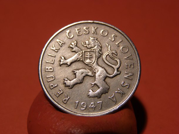 1947-Republika Československá (1945–1960) – 2 koruna (Dvoukoruna) (č. 2847)