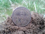 2 Pfennig Ludvík II 1865