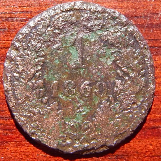 1 KREUZER 1860 A