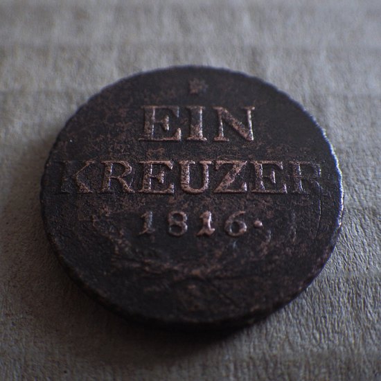 Ein Kreuzer František I. 1816