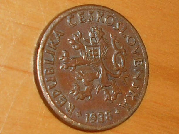 5 Haléř 1938