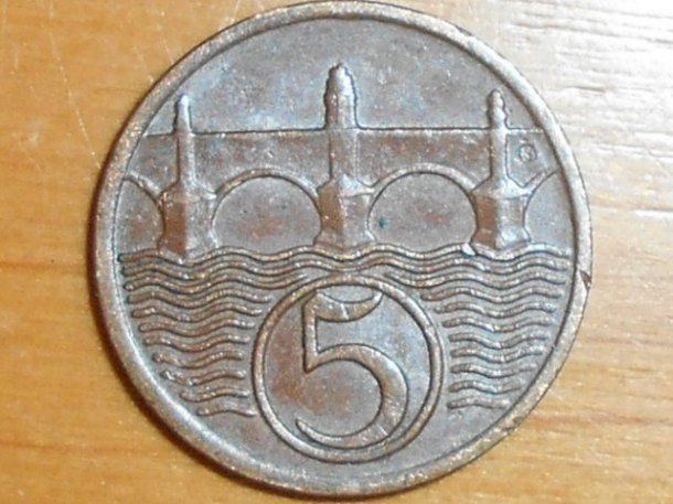 5 Haléř 1938