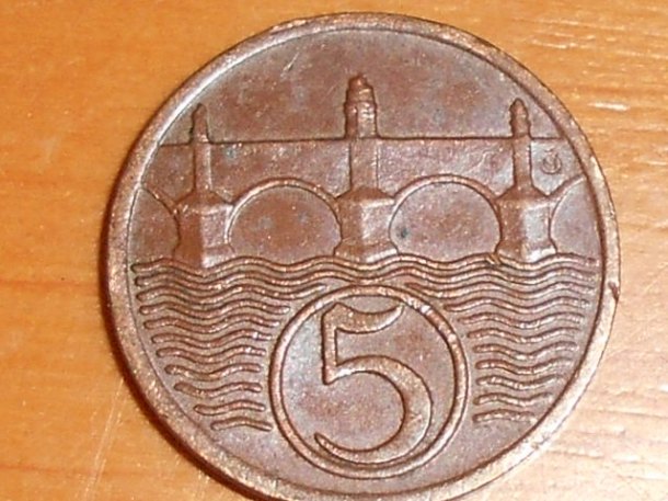 5 Haléř 1938