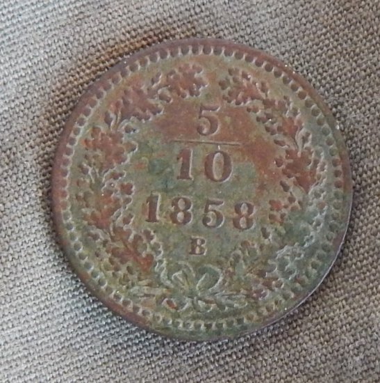 5/10 Krejcaru 1858