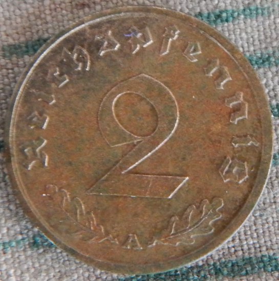 2 Reichspfennig 1939 A