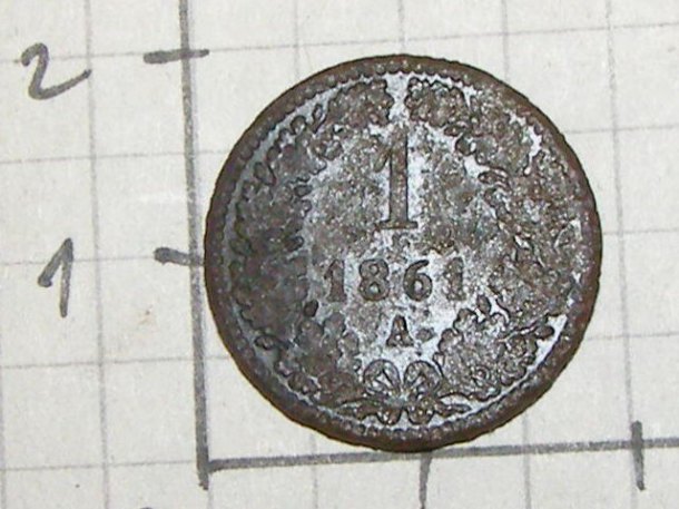 1 Kreuzer 1861 A