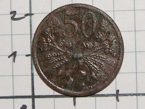 50 Haléřů 1922