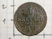 1 Kreuzer 1851 A