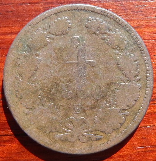 4 KREUZER 1860 B