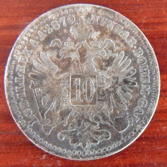 10 KREUZER 1870